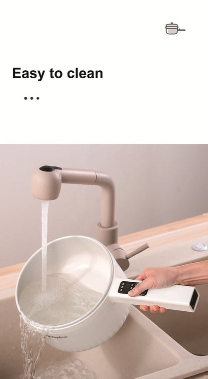 2.2L Electric Cooker Multi-Function Pot Double Layer Home High Capacity Hot Pot Noodle Cooker Non-Stick Pot Kitchen Tool 220V