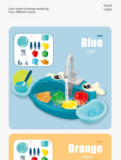 √Choice Play House Toys Pretend Play Children's Kitchen Wash Basin Sink Kids Kitchen Set Toy For Boys Girls Kids Gifts
