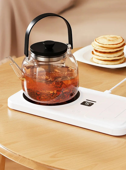 2 in 1 Coffee Mug Warmer Wireless Charger Multi-functional Cup Heating Pad 3 Gear Temperature Warmer Coaster For Milk Tea Water