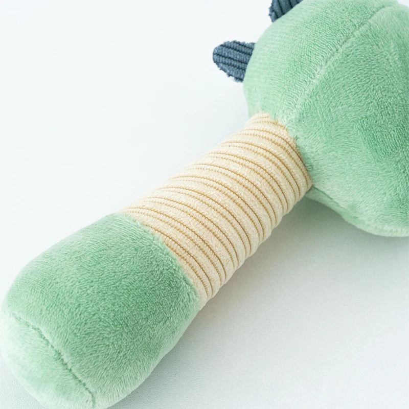 Soft Baby Rattle Toys Cartoon Animal Hand Rattles for Toddlers Boys Girls Hand Bell Toy Early Educational Newborn Infant Gifts