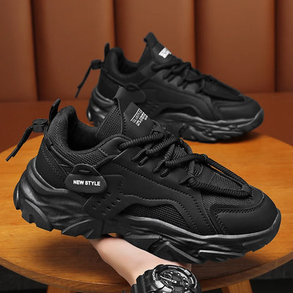 Mens Shoe Breathable Thick Soled Casual Sneakers Outdoor Running Four Seasons New Tennis Men Soft Soles Comfort Male Sneakers