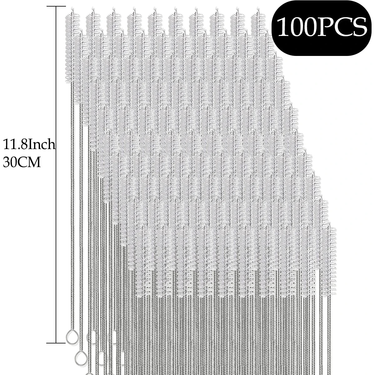 Straw Cleaner Brush Kit for Stanley - (4-Size) Extra Long Pipe Cleaners, Straw Cleaning Brush for Tumbler, Bottle
