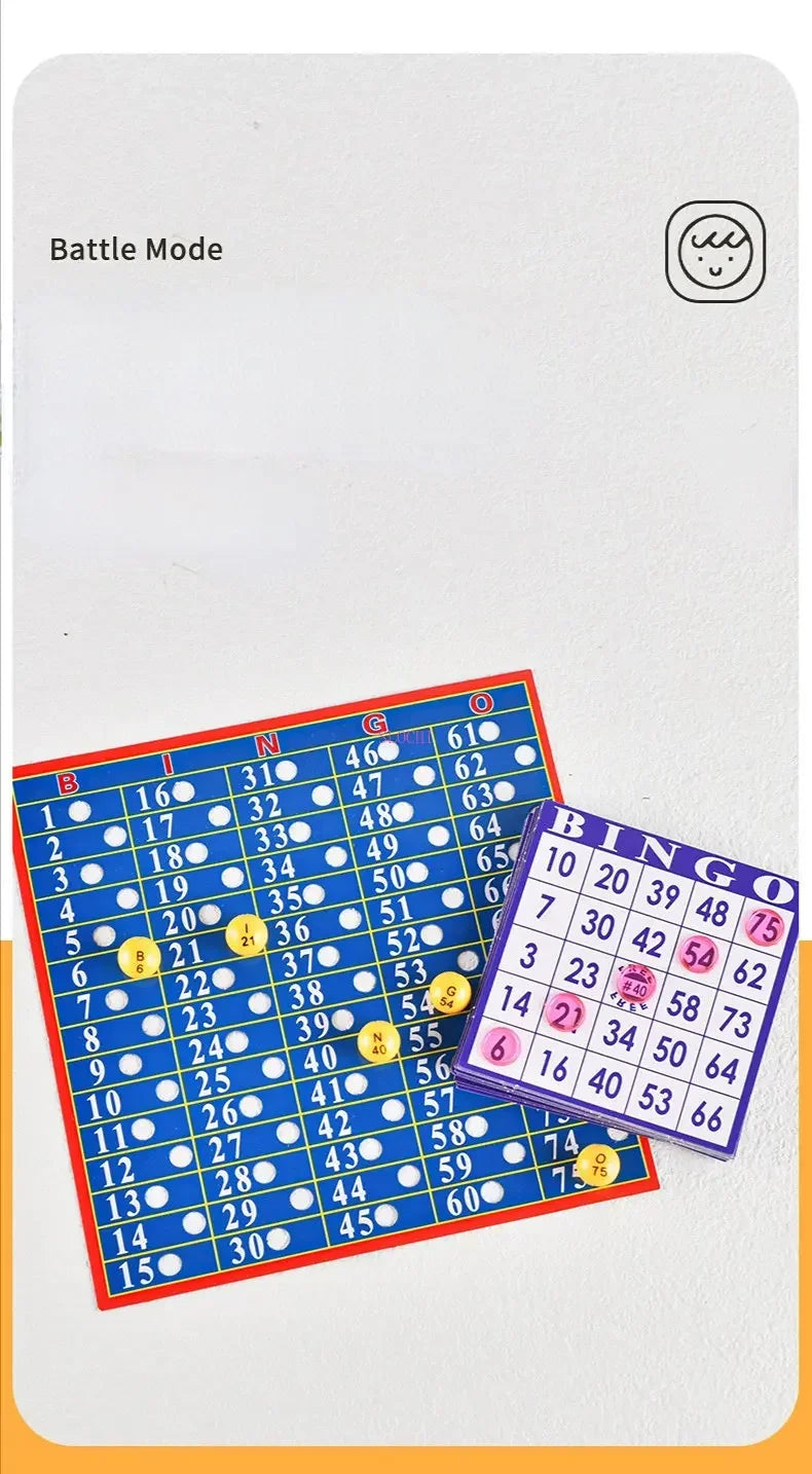 Family Party Game Table Toy Simulation Bingo Lottery Machine Set Draw Lottery Board Game Parent-child Fun Interactive Toys