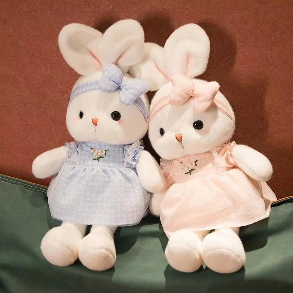 Kawaii Long Ears Plush Rabbit Doll Appeasement Doll 30cm Stuffed Animal Bunny Skirt Bunny Toy Kids