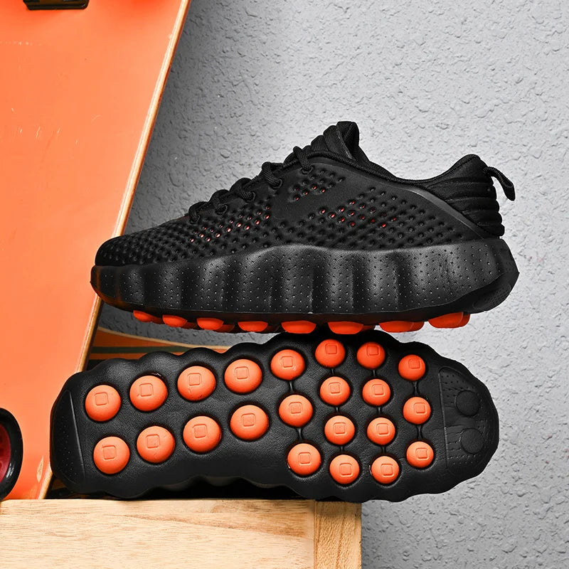 Brand Men Casual Shoes Thick Sole Soft Fashion Sneakers Summer Breathable Male Walking Shoes