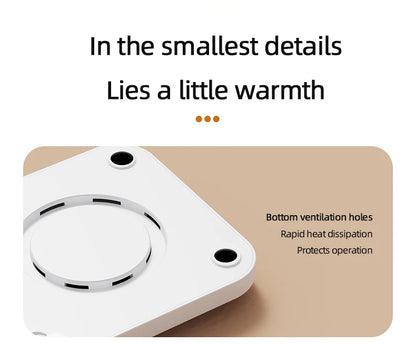 2 in 1 Coffee Mug Warmer Wireless Charger Multi-functional Cup Heating Pad 3 Gear Temperature Warmer Coaster For Milk Tea Water