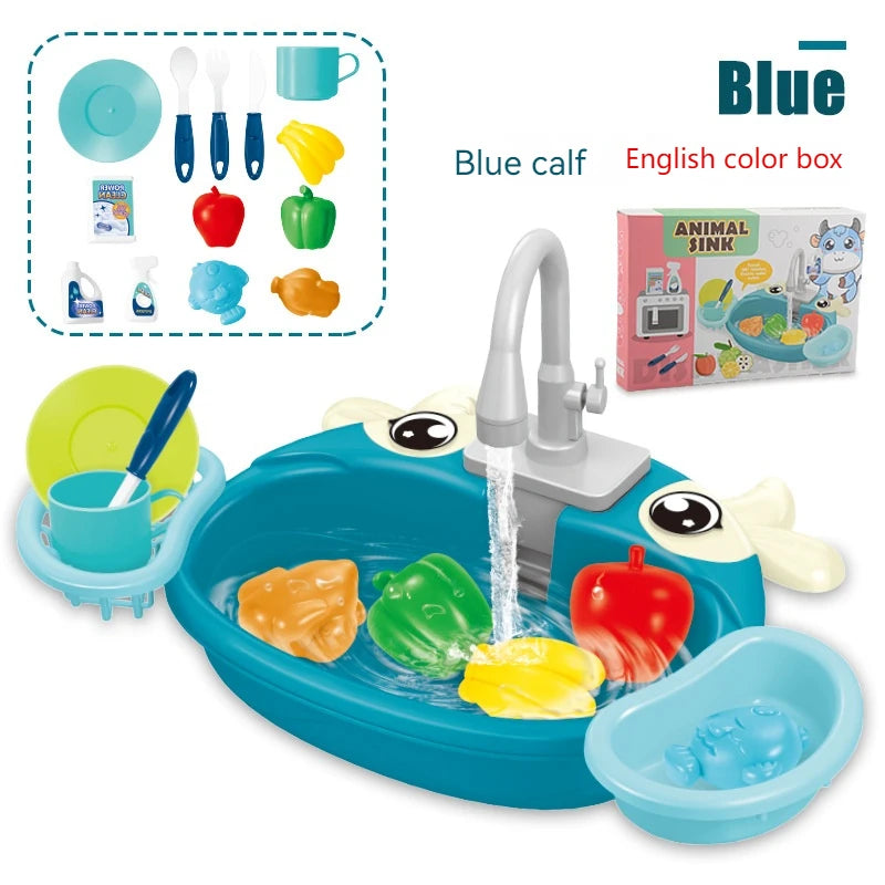 √Choice Play House Toys Pretend Play Children's Kitchen Wash Basin Sink Kids Kitchen Set Toy For Boys Girls Kids Gifts