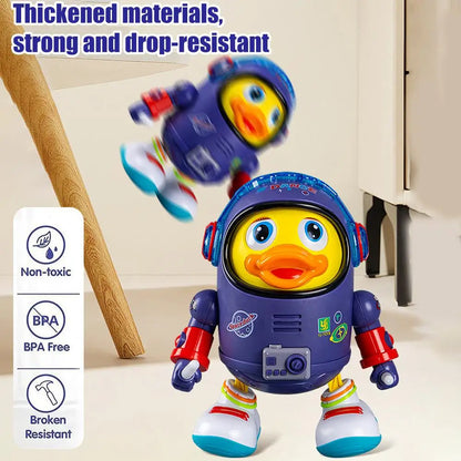 Baby Duck Toy Musical Interactive Toy Dancing Space Duck With Music Light For Boys And Girls Holiday Gifts﻿