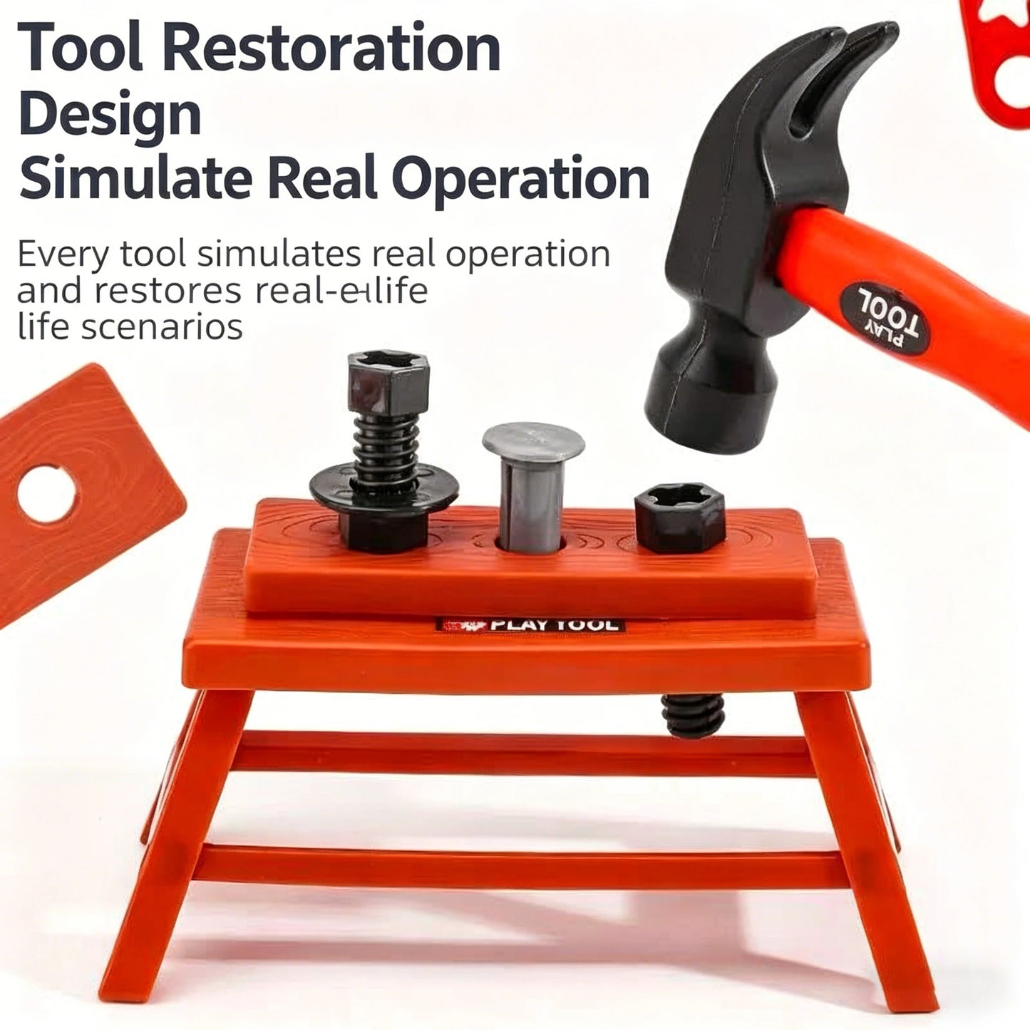 Kids Pretend Tools Kit Toys 68/55/41/38 Play Simulated Repair Tool Set Engineer Plastic Construction Toys Toddler Kids Boys Gift
