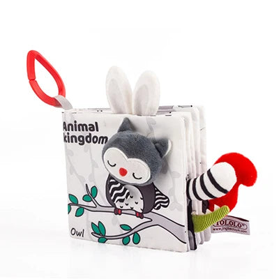 Baby Cloth Book Toys Animals Soft Learning Educational Toys For Babies Development montessori Sensory Books Baby Toys 0 12 Month