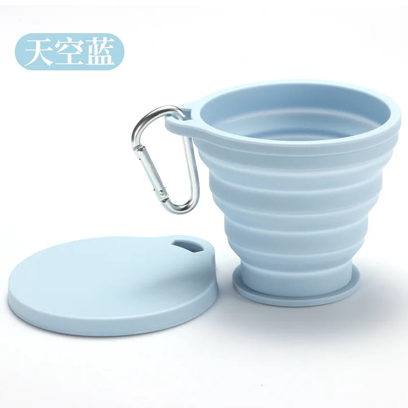 Folding Water Cup Heat-resistant Travel Portable Mouthwash Cup Hotel Toiletries Set Compressed Cup