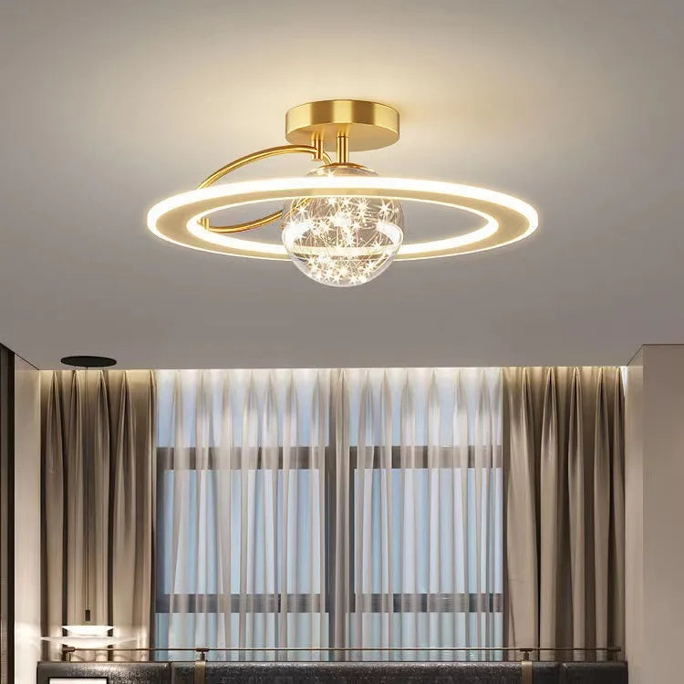 Modern LED Lovely crown star Ceiling Lamp Child Bedroom Living Restaurant Study Home Decoration Indoor Lighting Fixture Lustre