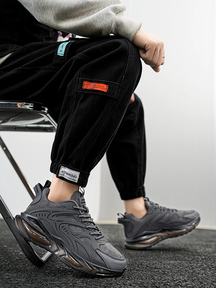 Men Shoes 2026 Casual Walk Air Cushion Marathon Breathable Lightweight Women's Comfortable Athletic Nonskid Sneakers