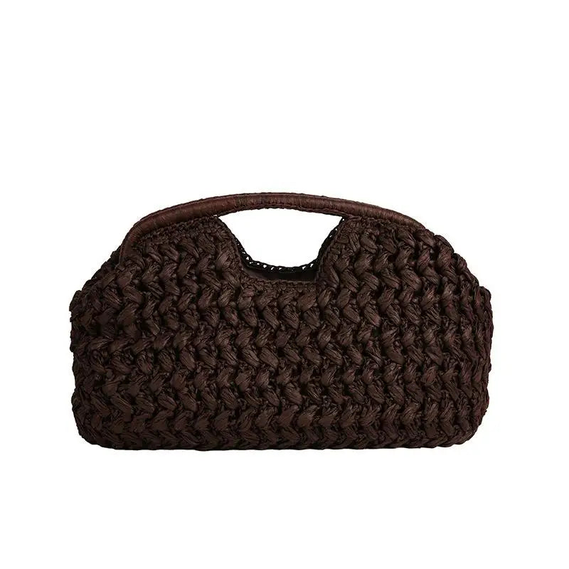 Elegant Woven Handbag Female Beach Straw Underarm Bag Versatile Exquisite Shoulder Bags Evening Bags For Women Gifts