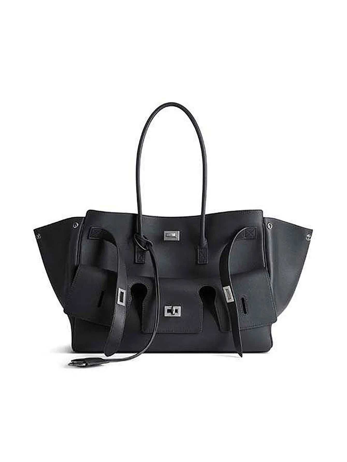 New Women's Tote Bag, Fashionable and Simple Casual Bag, High-End Shoulder Bag, Large-Capacity Commuter Bag, Trendy Handbag, Water-Repellent Shopping Bag