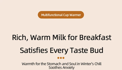2 in 1 Coffee Mug Warmer Wireless Charger Multi-functional Cup Heating Pad 3 Gear Temperature Warmer Coaster For Milk Tea Water