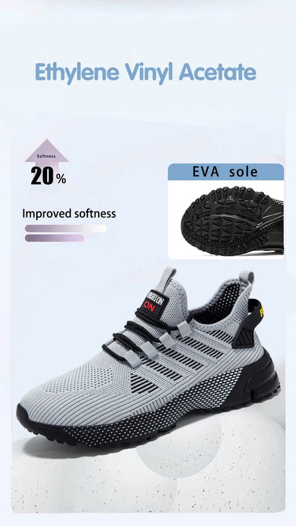Men's Sneakers Running Shoes for Men Lightweight High Quality Mens Shoes Casual Sneaker Lace-Up Summer Sports Tennis Shoe