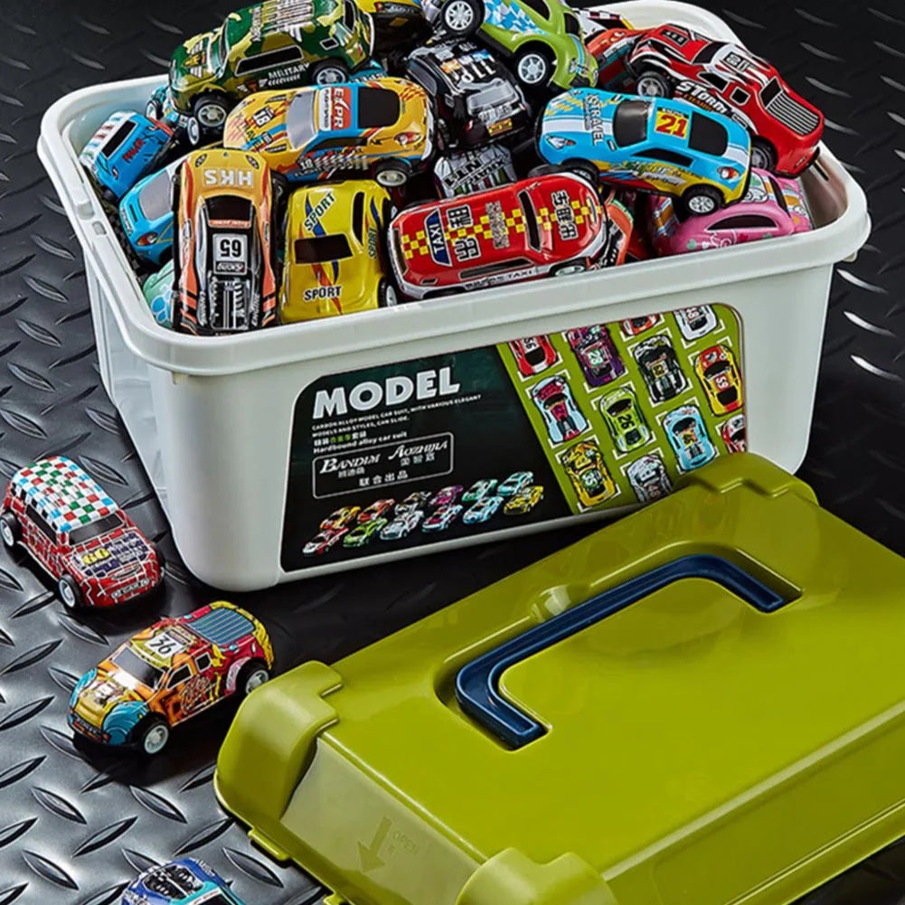 Toy Car Alloy Car Children Boy Baby Pull Back Car Gift Educational Set Mini Model Diecast Cars Kit Toys for Boys Birthday Gifts