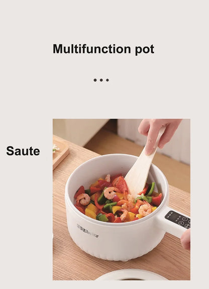 2.2L Electric Cooker Multi-Function Pot Double Layer Home High Capacity Hot Pot Noodle Cooker Non-Stick Pot Kitchen Tool 220V
