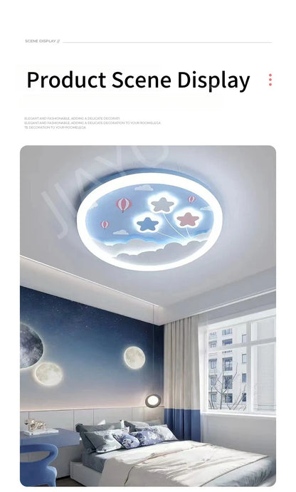 Modern LED Ceiling Lamp For Kids Children's Room Bedroom Chandelier Light Interior Home Decoration Lustre Lighting Fixtures