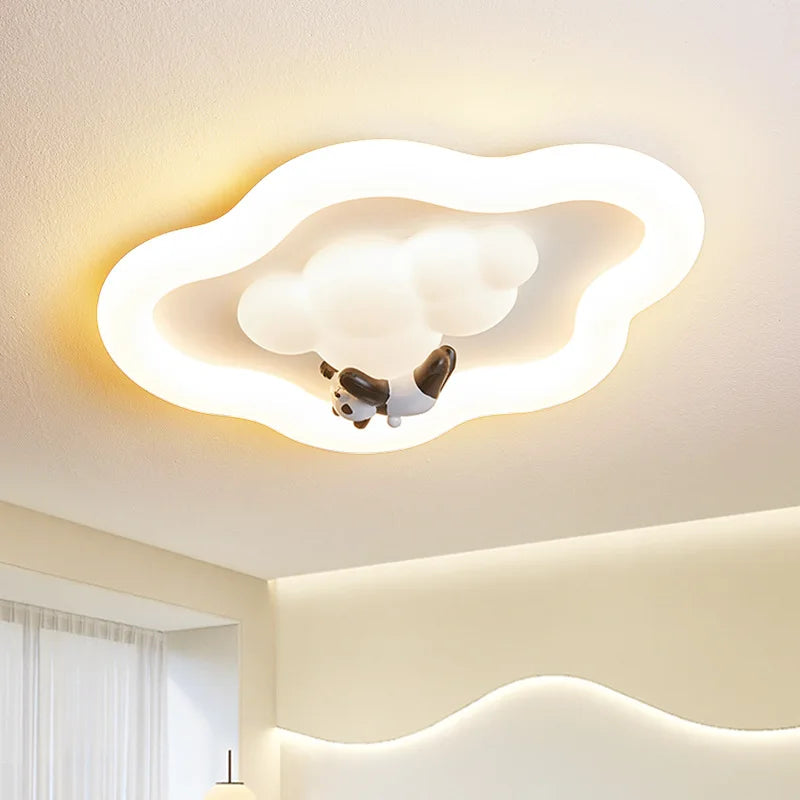 Cloud Light LED Children's Room Baby Room Ceiling Lights Modern Cream Style Nursery Decor Bedroom Cloud Ceiling Lamps