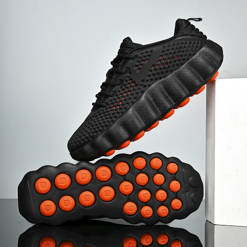 Brand Men Casual Shoes Thick Sole Soft Fashion Sneakers Summer Breathable Male Walking Shoes