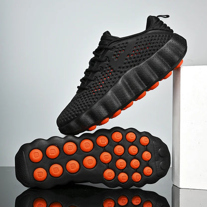 Brand Men Casual Shoes Thick Sole Soft Fashion Sneakers Summer Breathable Male Walking Shoes