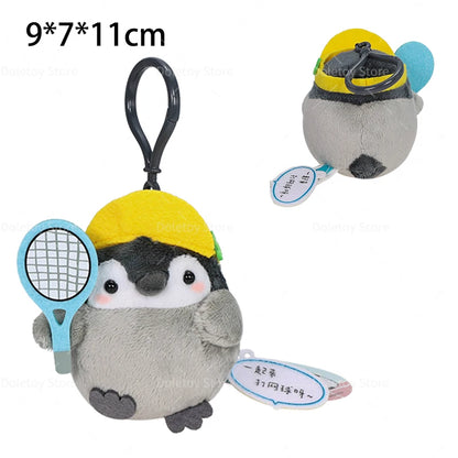 22 Styles Cute Penguin Plush Key Ring Tourist Hat Penguin Keychain For Girls Gifts Creative School Bag Keychain