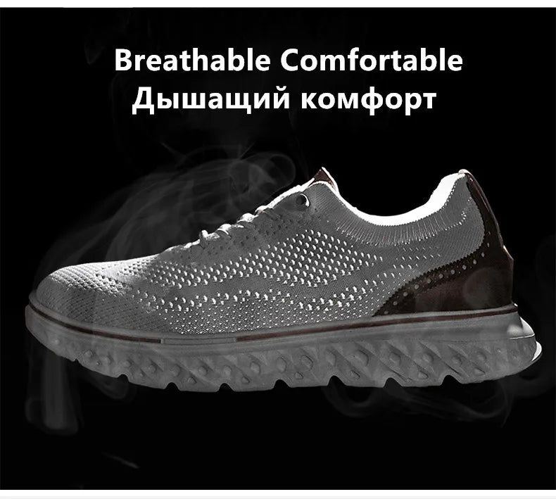 Men Sneakers New Men Mesh Casual Shoes Fashion Lightweight Breathable Soft Soled Shoes Summer Outdoor Sports Fitness Large Size