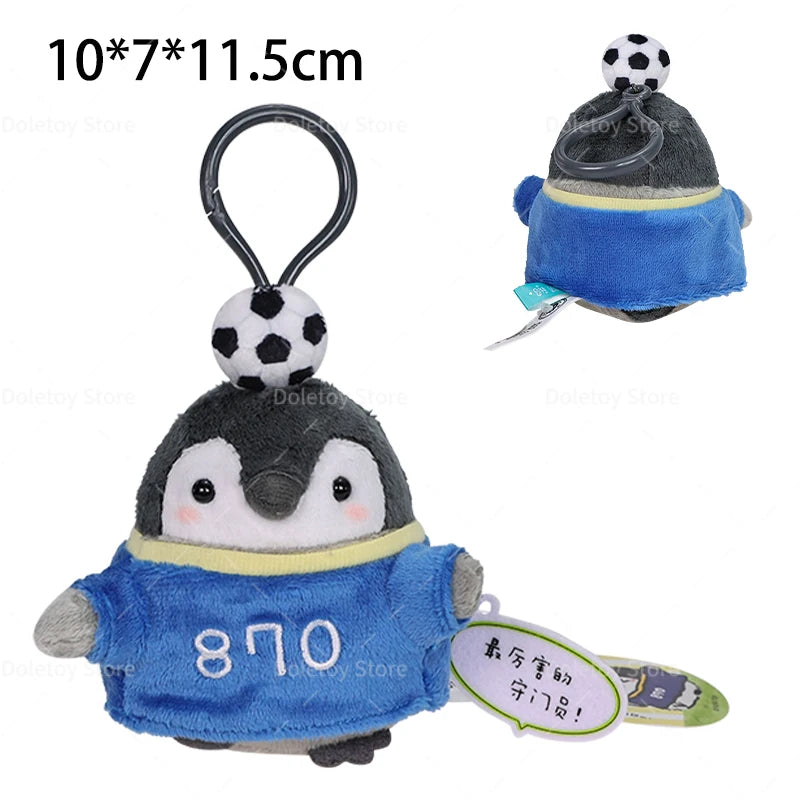 22 Styles Cute Penguin Plush Key Ring Tourist Hat Penguin Keychain For Girls Gifts Creative School Bag Keychain