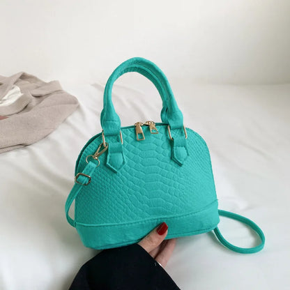Women's Large Crossbody  Retro Felt Handbag with Makeup Organizer Solid-Color Casual Purse for Everyday Use Travel Shoulder Bag