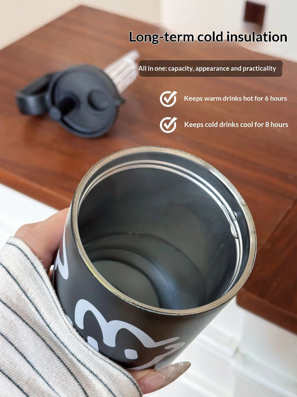 316 Stainless Steel Tumbler Large Capacity Thermal Bottle Double Vacuum Flasks Keep Cold Thermos Cup DIY Gift Mug Coffee Cup