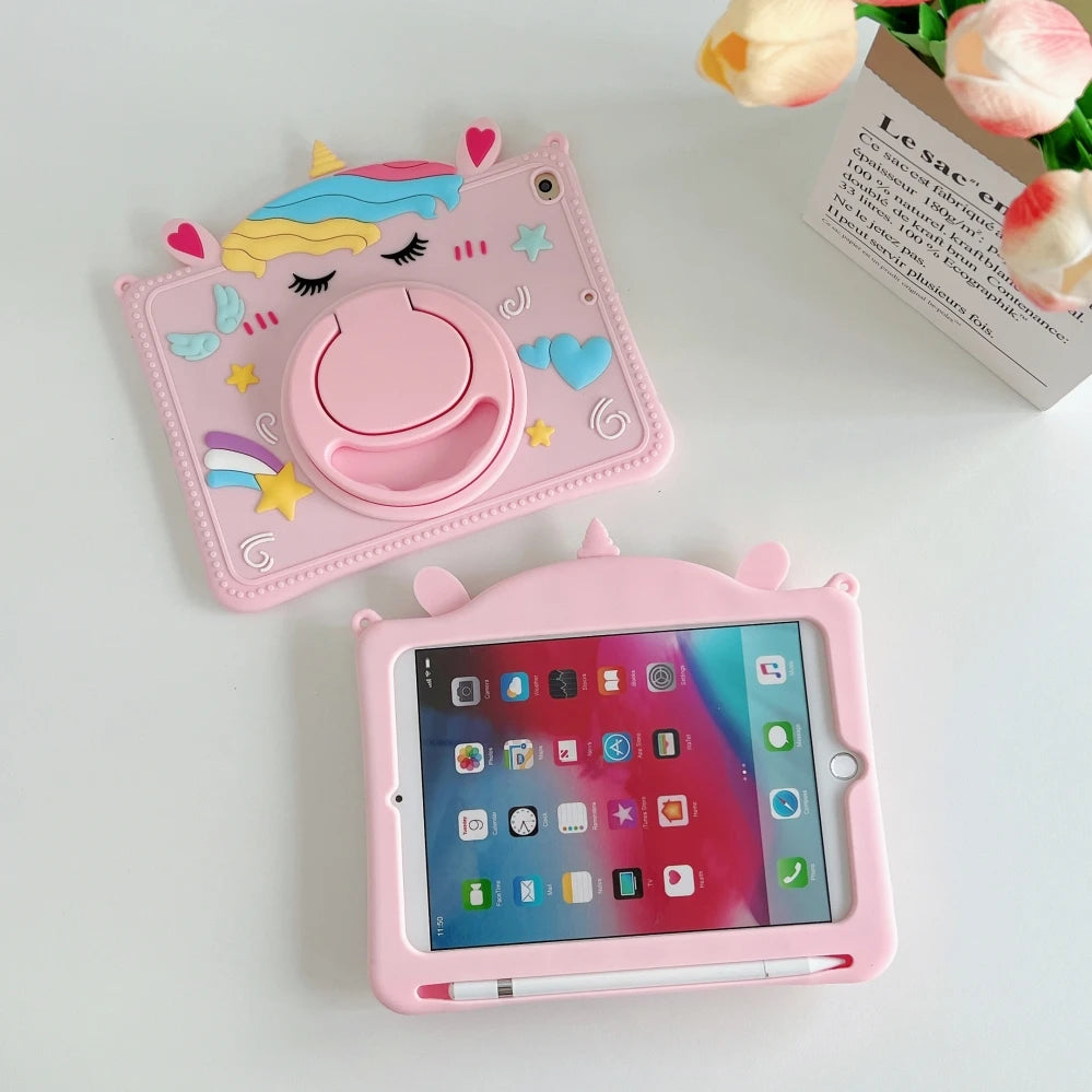 For iPad 10.2 7th 8th 9th 10th 2022 360 Rotating Stand Cover Case For iPad Air 5 4 2022 Mini 1 2 3 4 5 6 9.7 6th Pro 11 2020