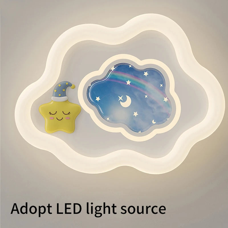 New DesignCloud Ceiling Light Led Chandelier for Children Bedroom Living Room Dining Room Learning Creative Decorative Lighting