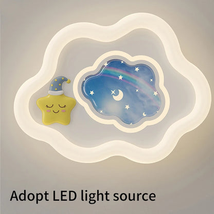 New Design Cloud Ceiling Light Led Chandelier for Children Bedroom Living Room Dining Room Learning Creative Decorative Lighting
