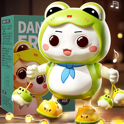 Children Cute Rabbit Electronic Toy Pet With Music Light Animal Game Frog Walking Dance Moving Kid Toys 3 Year Gifts