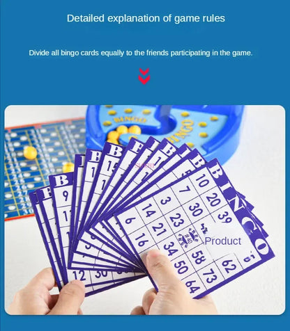 Family Party Game Table Toy Simulation Bingo Lottery Machine Set Draw Lottery Board Game Parent-child Fun Interactive Toys