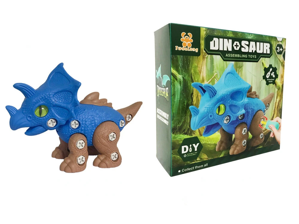 Bricks Toys Dinosaur Assemble Toy Develop Hand On Ability Educational Take Apart Animal Toys for Kids