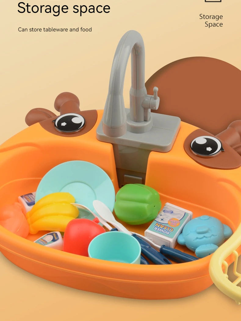 √Choice Play House Toys Pretend Play Children's Kitchen Wash Basin Sink Kids Kitchen Set Toy For Boys Girls Kids Gifts