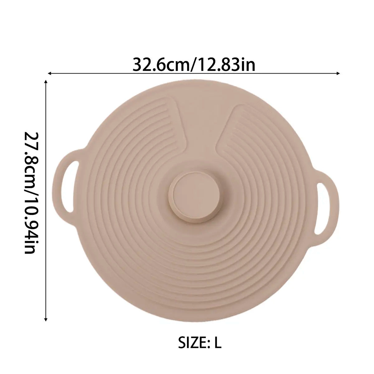 Food Grade Silicone Fresh-keeping Cover Circular Seal Spill-proof Lid Multi-functional High Temperature Resistance and Pot Cover