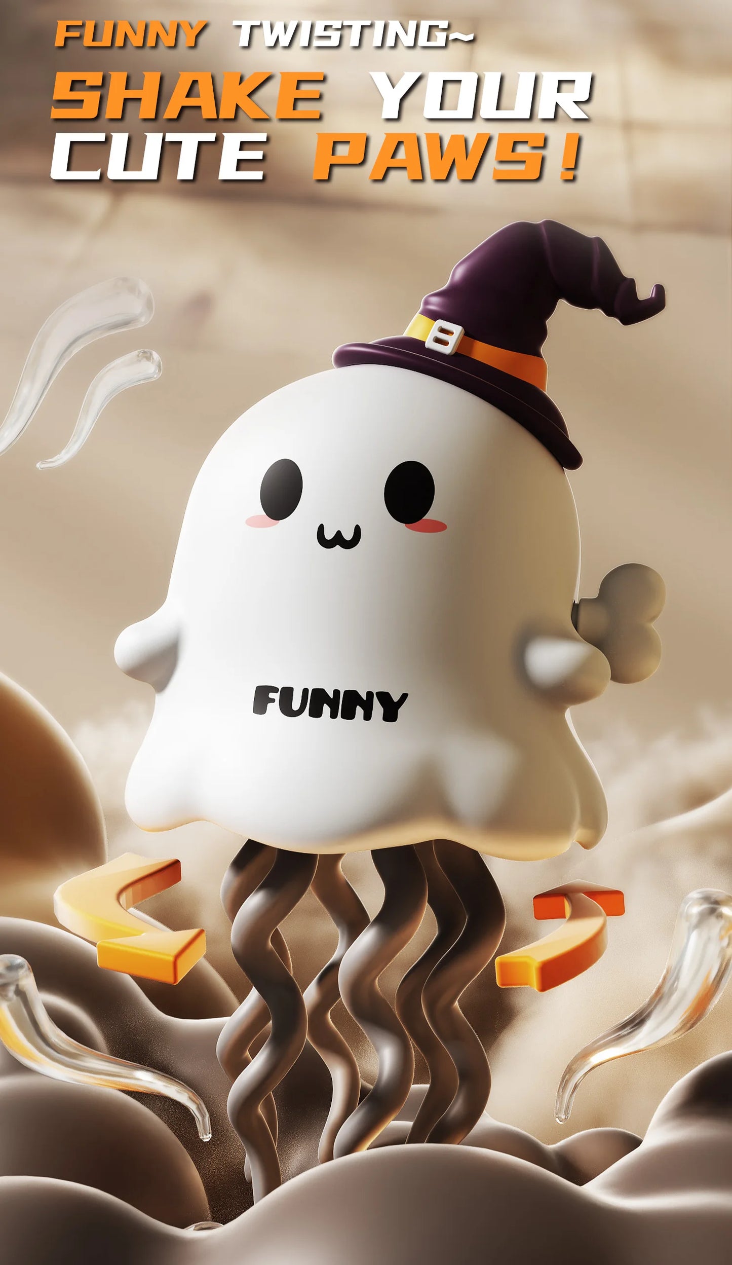 Dancing Ghosts&Dancing Corn Kids Clockwork Pet Toys Cartoon Interactive Baby Crawling Toys Dance Toys Halloween Christmas Gifts