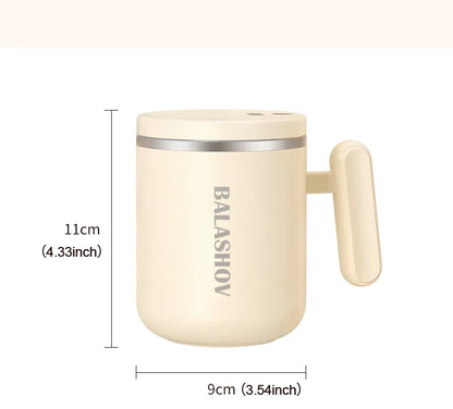 400ml Electric Automatic Self Stirring Cup Self Mixing Coffee Mug Glass Waterproof Protein Powder Stirrers for Home Office