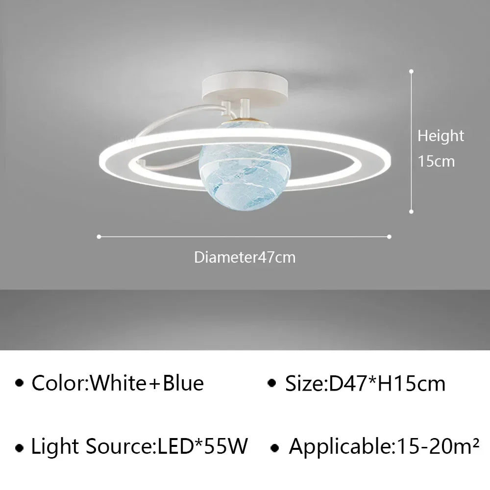 Modern LED Lovely crown star Ceiling Lamp Child Bedroom Living Restaurant Study Home Decoration Indoor Lighting Fixture Lustre