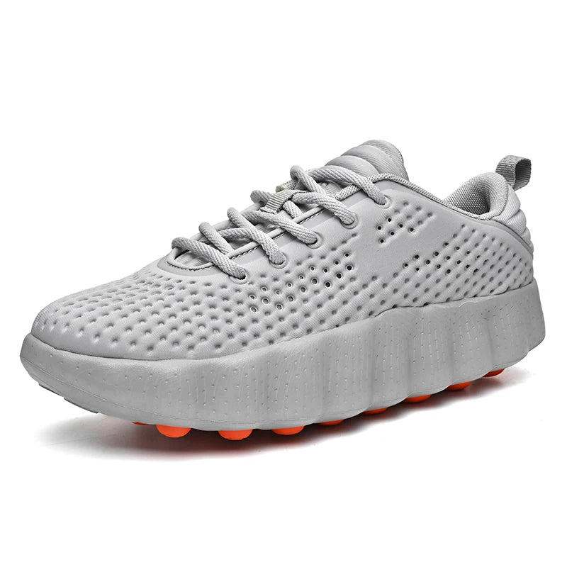 Brand Men Casual Shoes Thick Sole Soft Fashion Sneakers Summer Breathable Male Walking Shoes