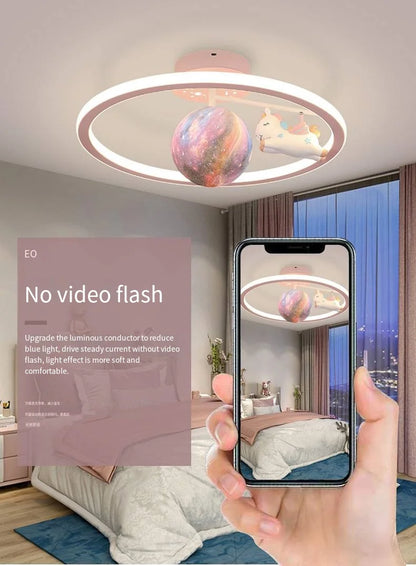 Modern LED crown star Ceiling Lamp for Child Bedroom, Living, Restaurant ,Study, Home Decoration, Indoor Lighting Fixture