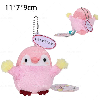 22 Styles Cute Penguin Plush Key Ring Tourist Hat Penguin Keychain For Girls Gifts Creative School Bag Keychain