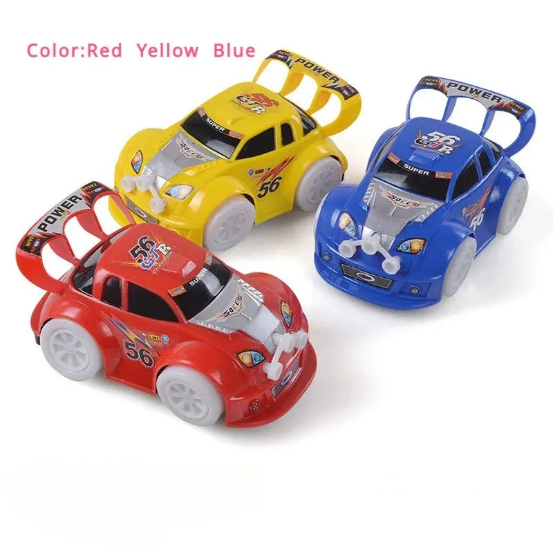 Electric Turn To Music Lights Dazzling Toy Car Model Boy Birthday Holiday Best Gift