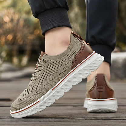Men Sneakers New Men Mesh Casual Shoes Fashion Lightweight Breathable Soft Soled Shoes Summer Outdoor Sports Fitness Large Size