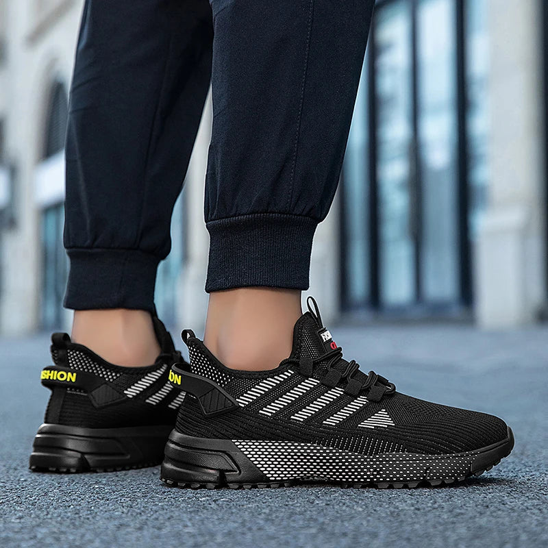 Men's Sneakers Running Shoes for Men Lightweight High Quality Mens Shoes Casual Sneaker Lace-Up Summer Sports Tennis Shoe