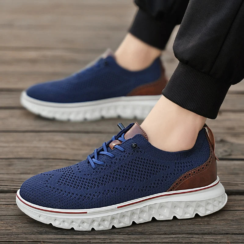 Men Sneakers New Men Mesh Casual Shoes Fashion Lightweight Breathable Soft Soled Shoes Summer Outdoor Sports Fitness Large Size
